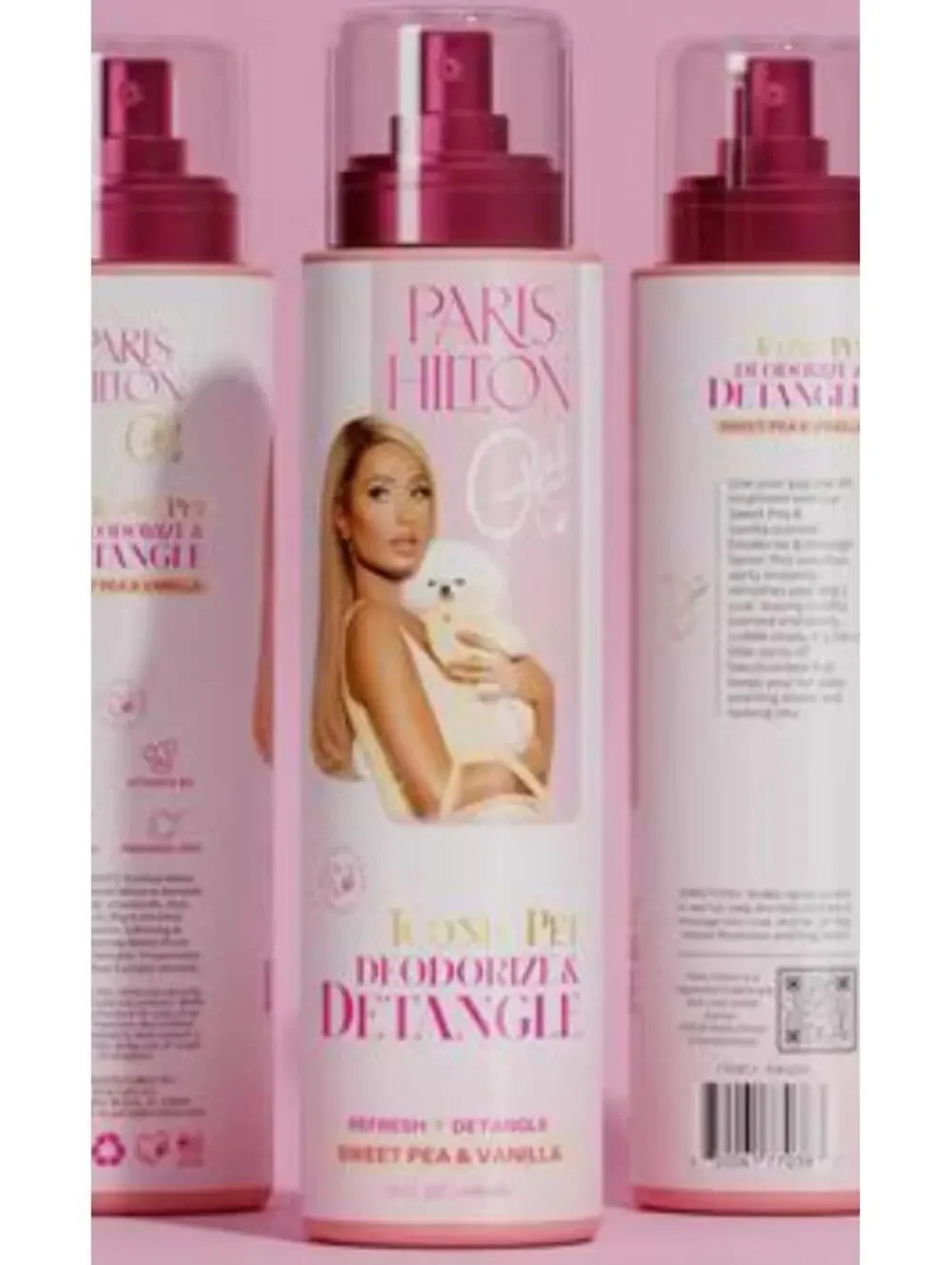 Paris Hilton Pet Iconic Dog Grooming Spray Deodorize Detangle Fresh Scent